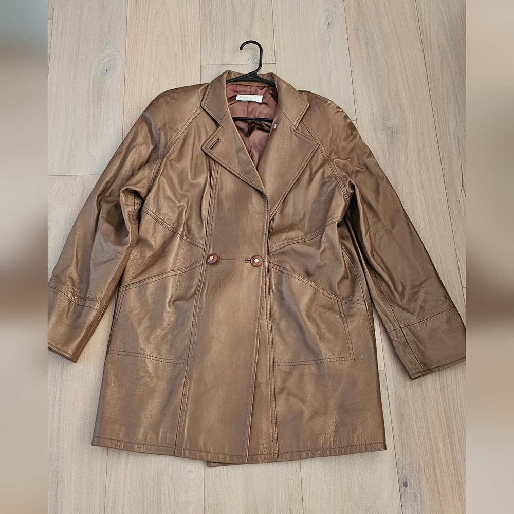 Vintage Vericci leather jacket made in the USA